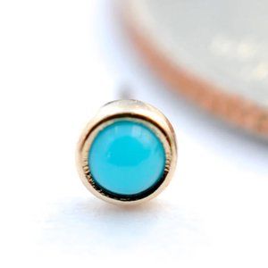 BVLA Turquoise Bezel-set Cabochon